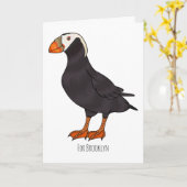 Afbeelding van cartoon van tufvogel kaart (Gele Bloem)