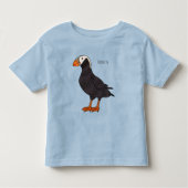 Afbeelding van cartoon van tufvogel kinder shirts (Voorkant)