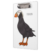 Afbeelding van cartoon van tufvogel klembord (Links)