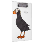 Afbeelding van cartoon van tufvogel klembord (Rechts)