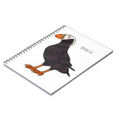 Afbeelding van cartoon van tufvogel notitieboek (Linkerzijde)