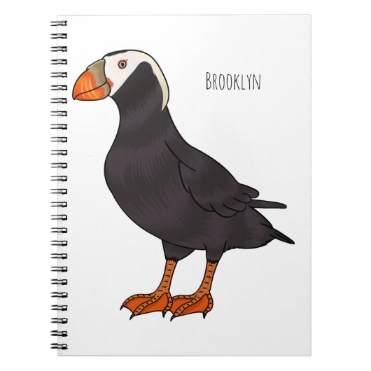 Afbeelding van cartoon van tufvogel notitieboek (Voorkant)