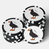 Afbeelding van cartoon van tufvogel poker chips (Opstapeling)