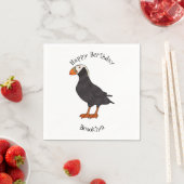 Afbeelding van cartoon van tufvogel servet (Insitu)