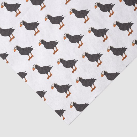 Afbeelding van cartoon van tufvogel tissuepapier (Detail)