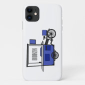 Afbeelding van cartoon van voedselkar Case-Mate iPhone case (Achterkant)