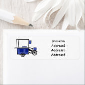 Afbeelding van cartoon van voedselkar etiket (Insitu)