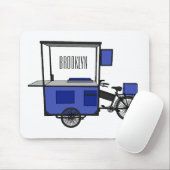 Afbeelding van cartoon van voedselkar muismat (Met muis)