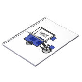 Afbeelding van cartoon van voedselkar notitieboek (Linkerzijde)