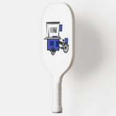 Afbeelding van cartoon van voedselkar pickleball paddle (Links)