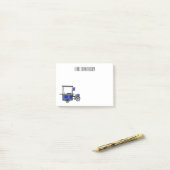 Afbeelding van cartoon van voedselkar post-it® notes (Op bureau)