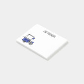 Afbeelding van cartoon van voedselkar post-it® notes (Schuin)
