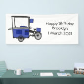 Afbeelding van cartoon van voedselkar spandoek (Beurs)