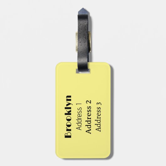 Afbeelding van cartoon voor ambulance bagagelabel (Achterkant verticaal)