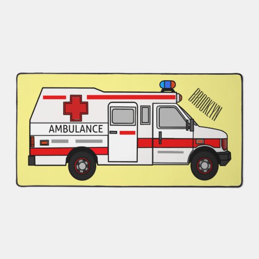 Afbeelding van cartoon voor ambulance bureaumat (Voorkant)
