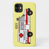 Afbeelding van cartoon voor ambulance Case-Mate iPhone case (Achterkant)
