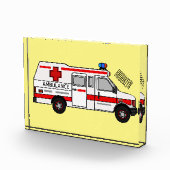 Afbeelding van cartoon voor ambulance fotoblokken (Rechts)