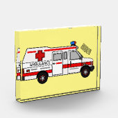 Afbeelding van cartoon voor ambulance fotoblokken (Links)