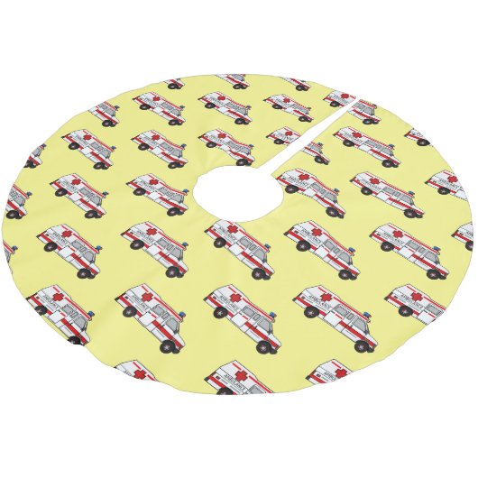 Afbeelding van cartoon voor ambulance kerstboom rok (Gekanteld)