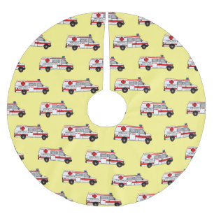 Afbeelding van cartoon voor ambulance kerstboom rok