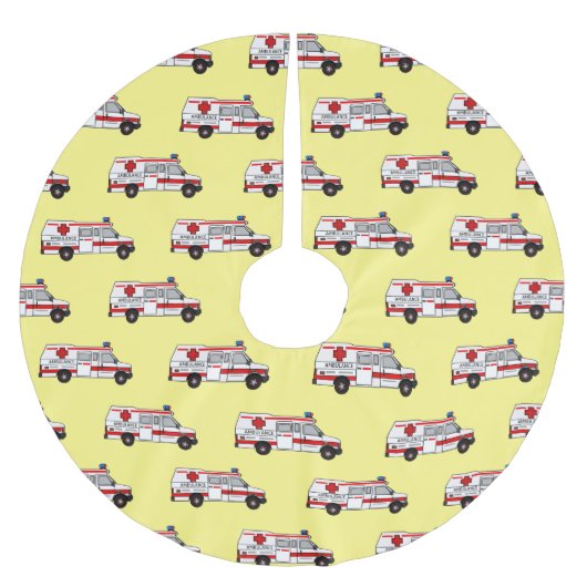 Afbeelding van cartoon voor ambulance kerstboom rok (Voorkant)