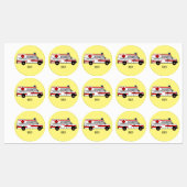 Afbeelding van cartoon voor ambulance labels (Vel)