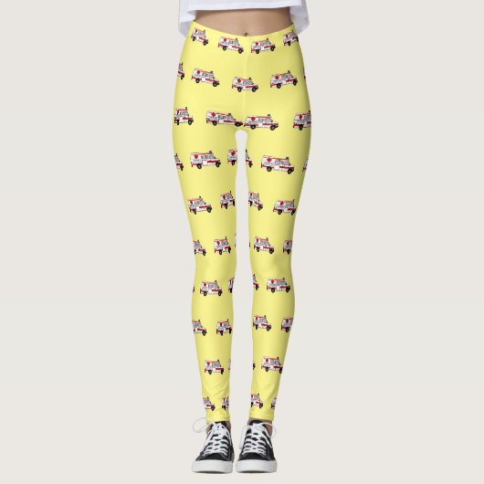 Afbeelding van cartoon voor ambulance leggings (Voorkant)