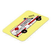 Afbeelding van cartoon voor ambulance magneet (Linkerzijde)