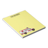 Afbeelding van cartoon voor ambulance notitieblok (Schuin)