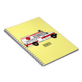 Afbeelding van cartoon voor ambulance notitieboek (Rechterzijde)