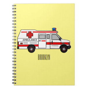 Afbeelding van cartoon voor ambulance notitieboek