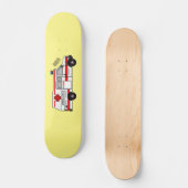 Afbeelding van cartoon voor ambulance persoonlijk skateboard (Voorkant)