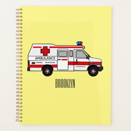 Afbeelding van cartoon voor ambulance planner (Voorkant)