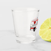Afbeelding van cartoon voor ambulance shot glas (Links)