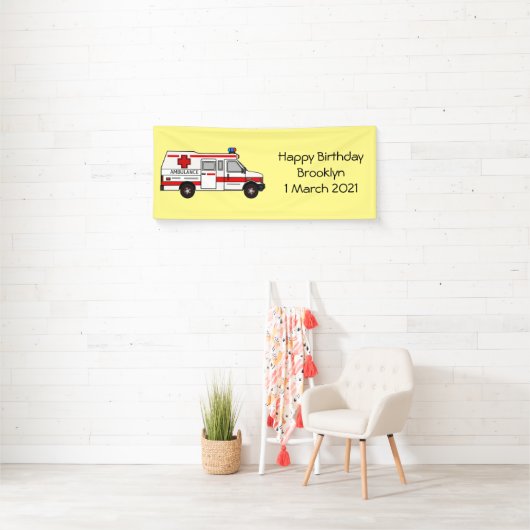 Afbeelding van cartoon voor ambulance spandoek (Insitu)