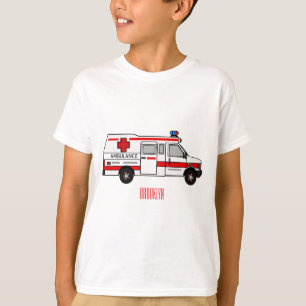 Afbeelding van cartoon voor ambulance t-shirt