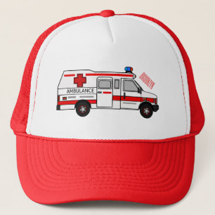 Afbeelding van cartoon voor ambulance trucker pet