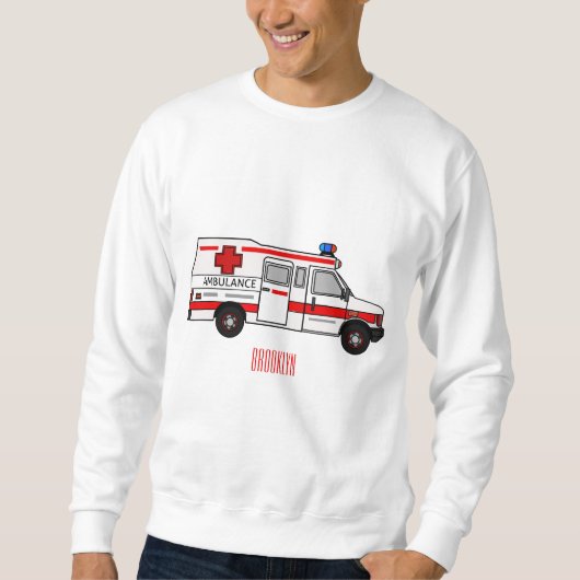 Afbeelding van cartoon voor ambulance trui (Voorkant)