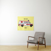 Afbeelding van cartoon voor ambulance wandkleed (In Situ (horizontaal))
