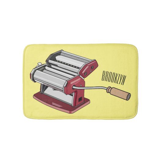 Afbeelding van cartoon voor pasteiters badmat (Voorkant)