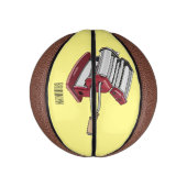 Afbeelding van cartoon voor pasteiters basketbal (Verticaal)