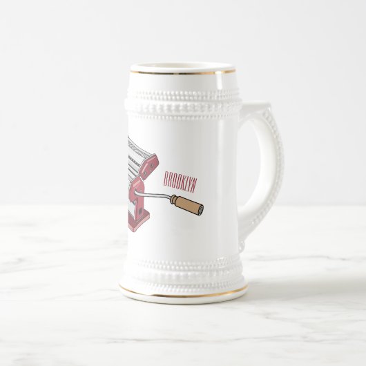 Afbeelding van cartoon voor pasteiters bierpul (Voorkant rechts)