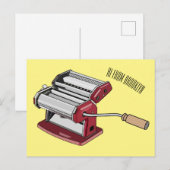 Afbeelding van cartoon voor pasteiters briefkaart (Voorkant / Achterkant)