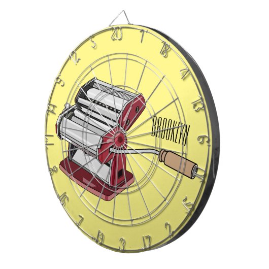 Afbeelding van cartoon voor pasteiters dartbord (Voorkant Rechts)