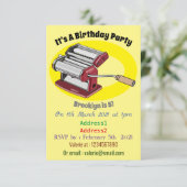 Afbeelding van cartoon voor pasteiters kaart (Staand voorkant)