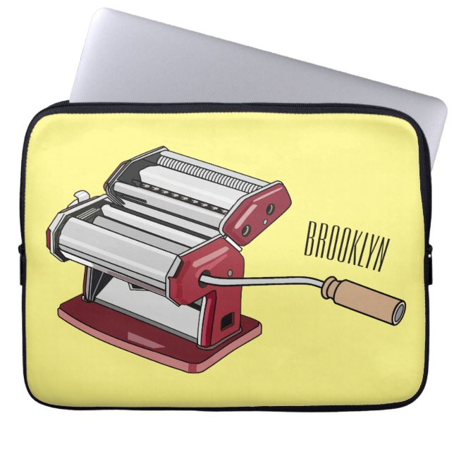Afbeelding van cartoon voor pasteiters laptop sleeve (Voorkant)