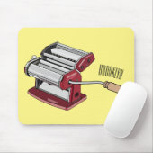 Afbeelding van cartoon voor pasteiters muismat (Met muis)