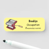 Afbeelding van cartoon voor pasteiters naamplaatje (In situ)