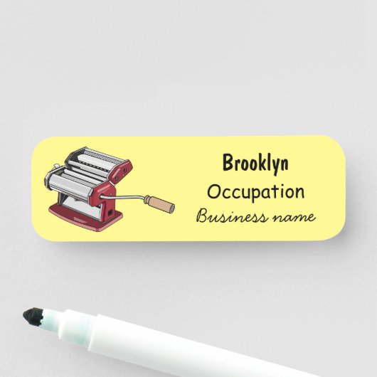 Afbeelding van cartoon voor pasteiters naamplaatje (In situ)