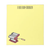 Afbeelding van cartoon voor pasteiters notitieblok (Voorkant)